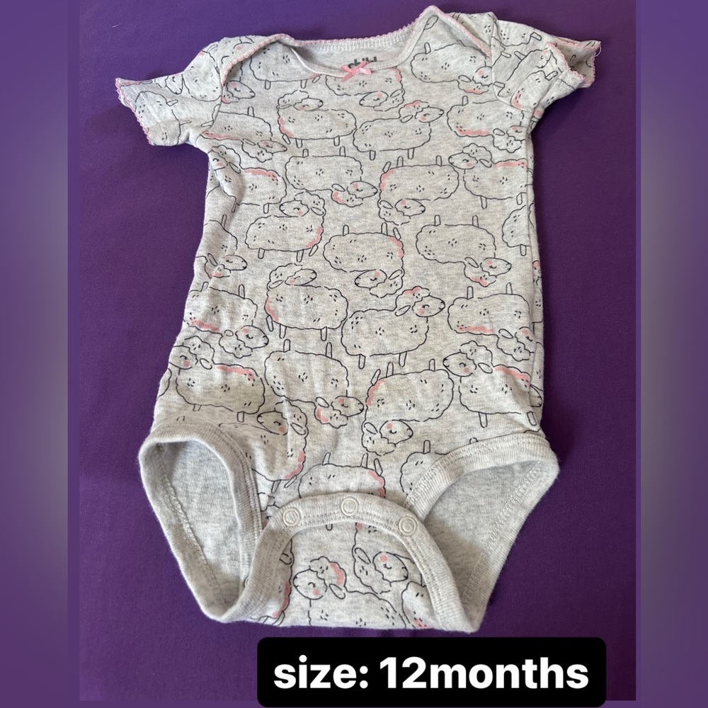 two 12M bodysuits